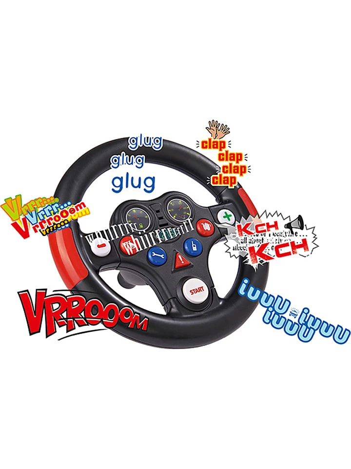 BIG Renn-Lenkrad In Schwarz - Ab 12 Monaten 2 BIG Renn-Lenkrad In Schwarz - Ab 12 Monaten – Bild 2