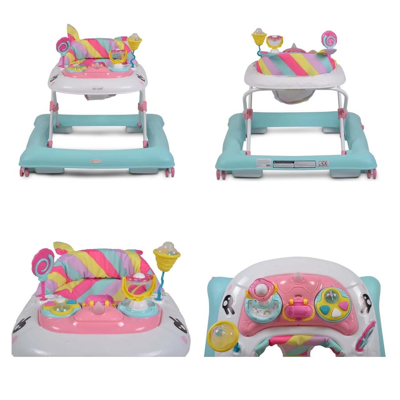 Lauflernhilfe Einhorn In Rosa 3 Lauflernhilfe Einhorn In Rosa – Bild 3