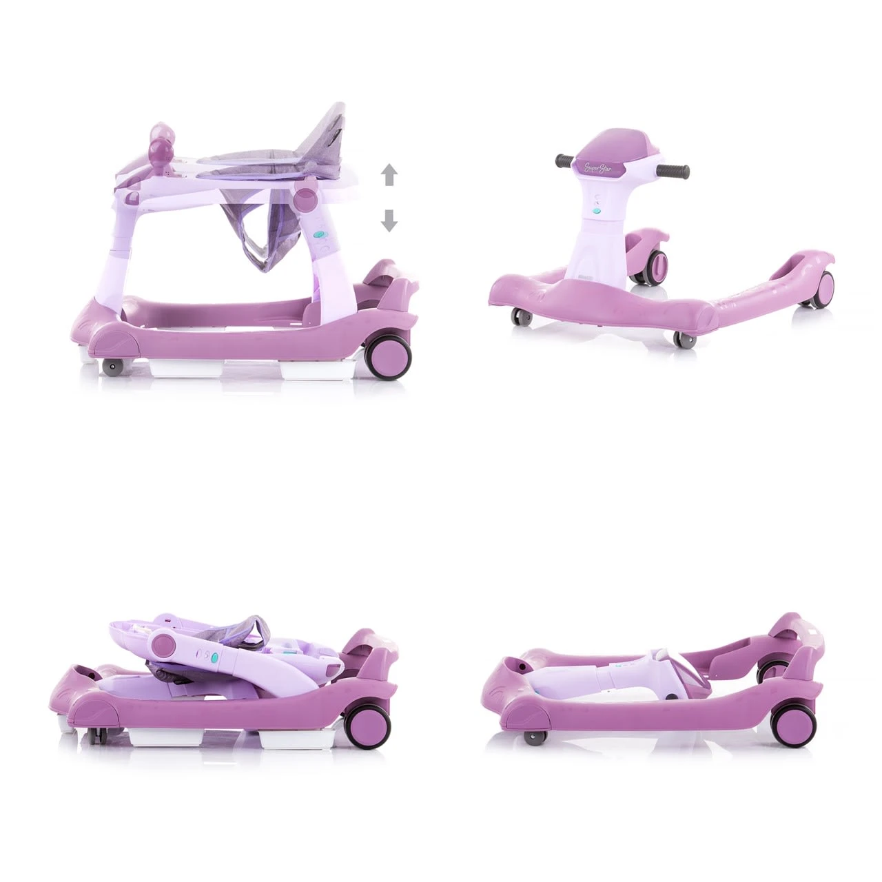 Lauflernhilfe Super Star 2 In1 In Lila 3 Lauflernhilfe Super Star 2 In1 In Lila – Bild 3