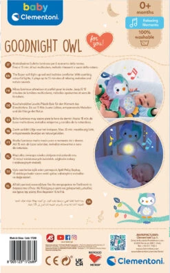 Clementoni Baby Nachtlicht Eule -Stilvolles Kinderspielzeug clementoni baby nachtlicht eule 6