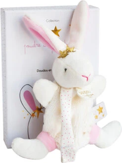 Hase Stern Schmusetuch Mit Schnullerkette, 15cm