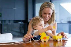 EverEarth Nachzieh-Ente Mit Ei -Stilvolles Kinderspielzeug everearth nachzieh ente mit ei 4