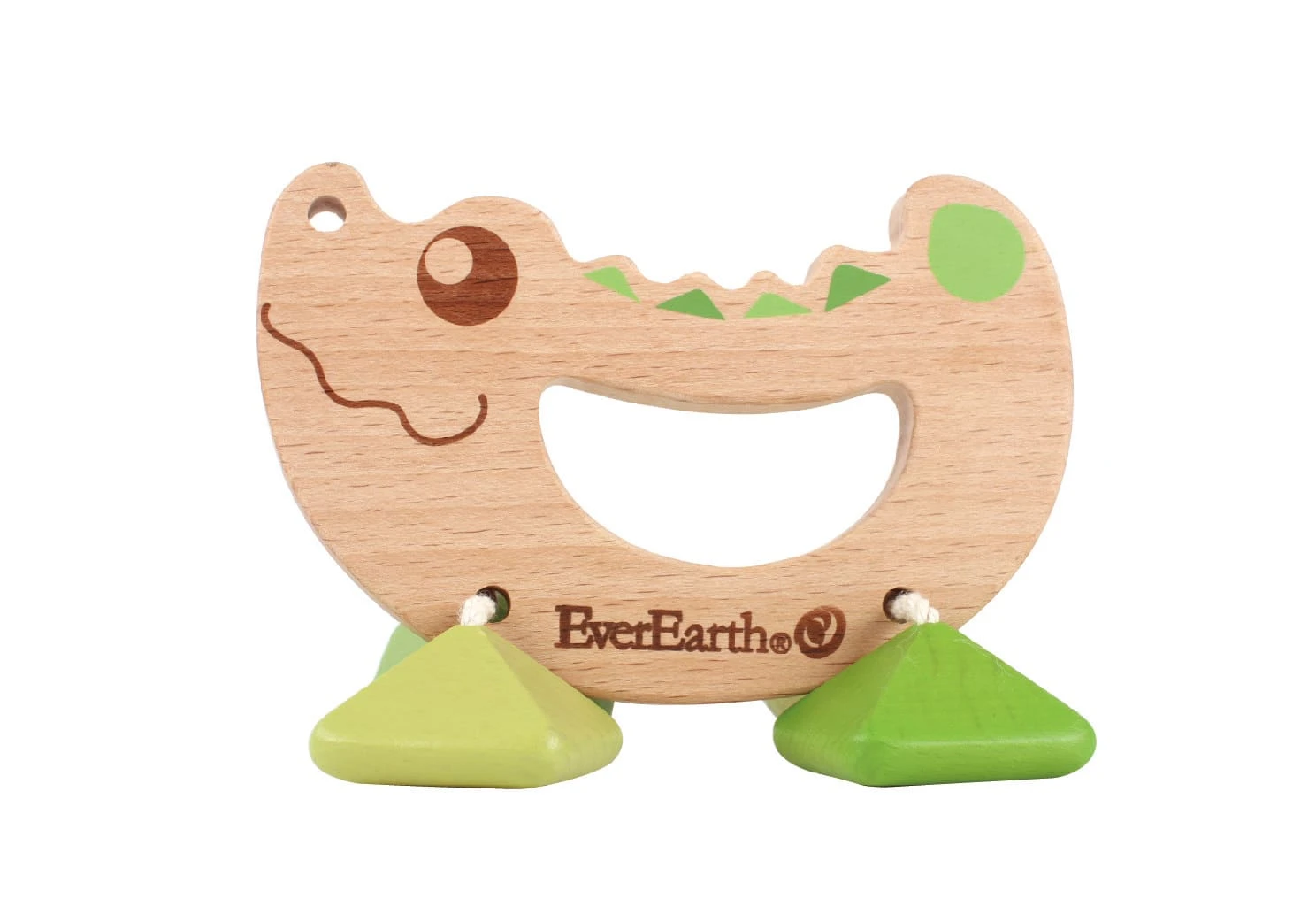 EverEarth Rassel-Spielzeug Krokodil 1 EverEarth Rassel-Spielzeug Krokodil