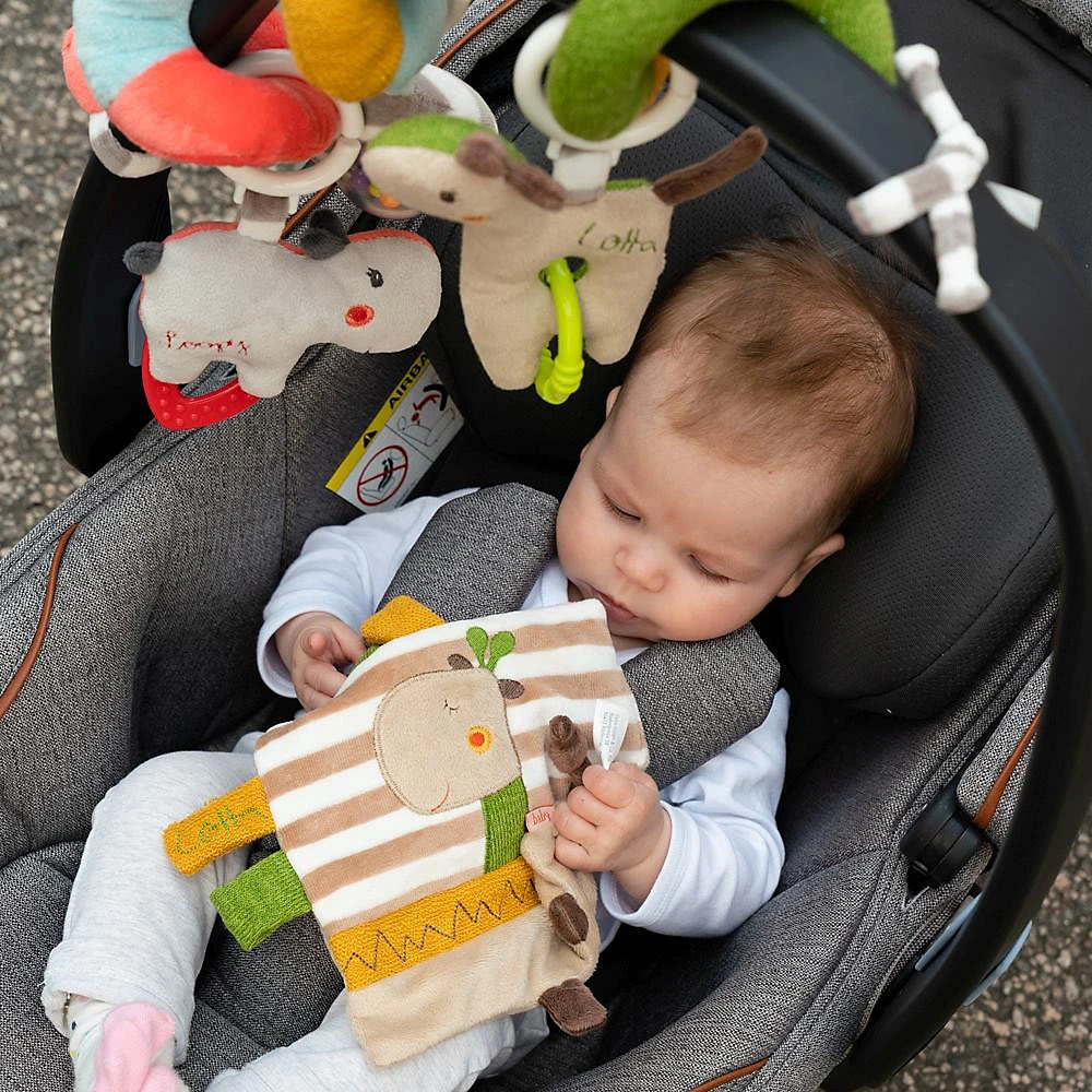 Fehn Knistertuch Giraffe Mit Ring 2 Fehn Knistertuch Giraffe Mit Ring – Bild 2