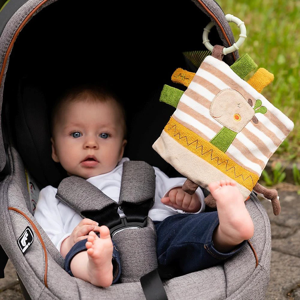 Fehn Knistertuch Giraffe Mit Ring 3 Fehn Knistertuch Giraffe Mit Ring – Bild 3