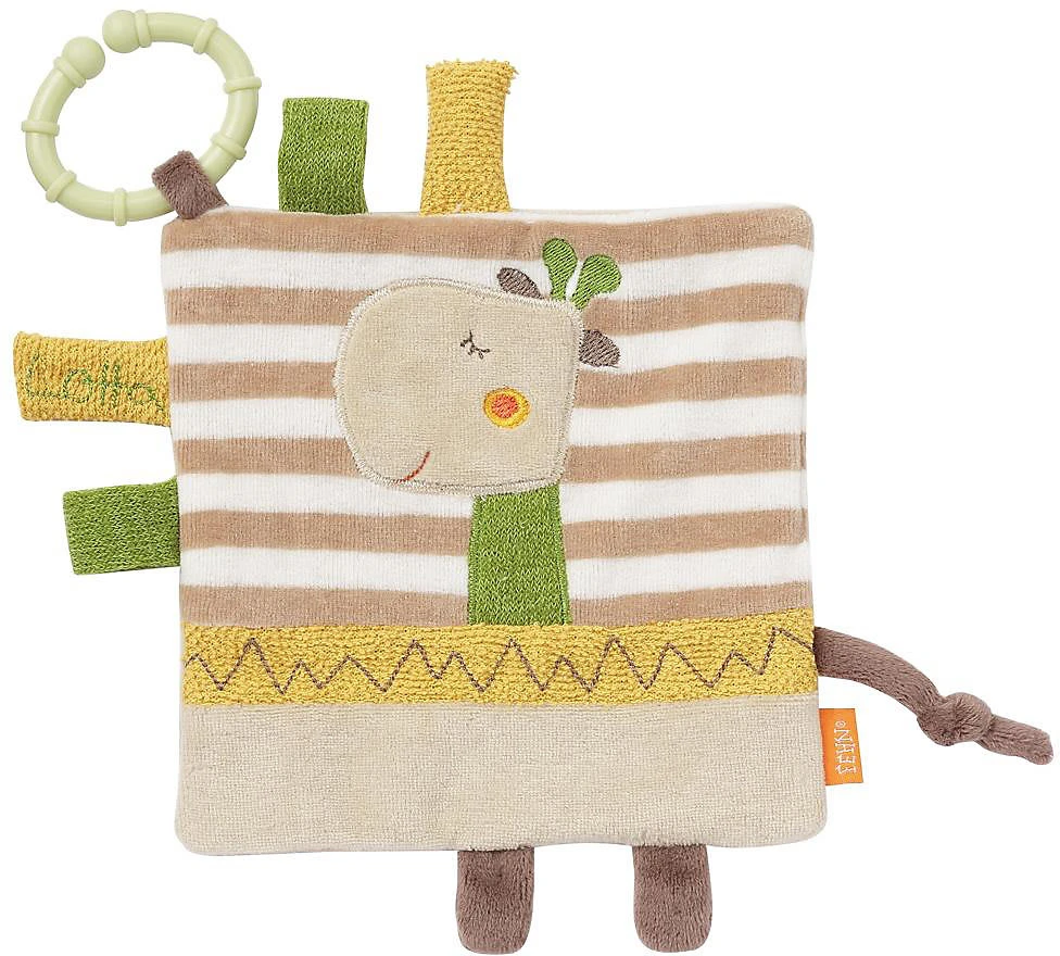 Fehn Knistertuch Giraffe Mit Ring 1 Fehn Knistertuch Giraffe Mit Ring