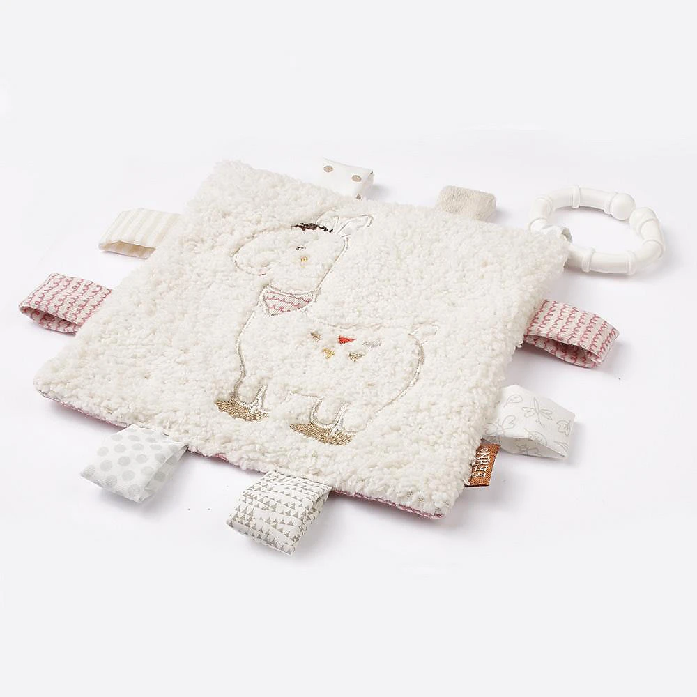 Fehn Knistertuch Lama Mit Ring 7 Fehn Knistertuch Lama Mit Ring – Bild 7