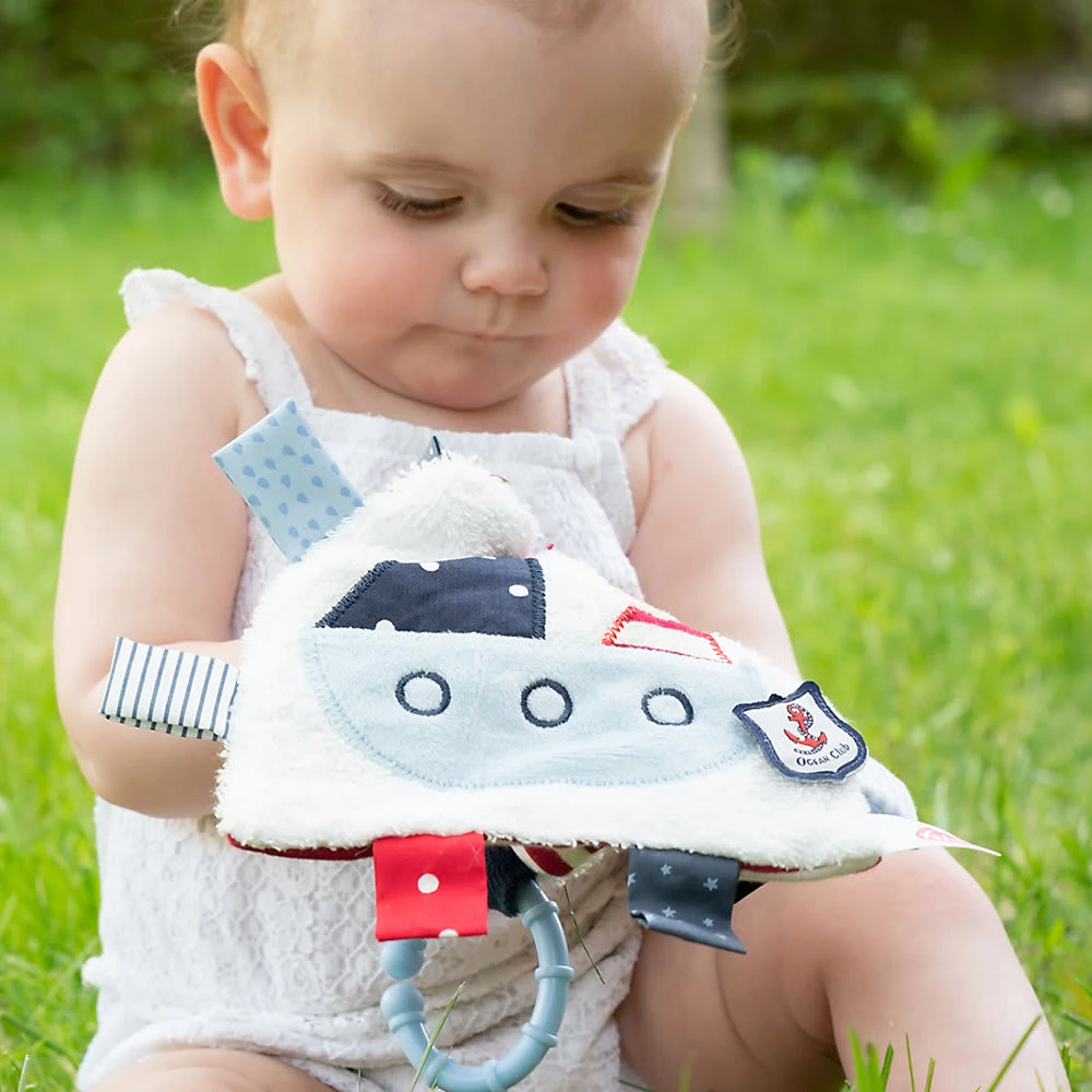 Fehn Knistertuch Teddy Mit Ring 7 Fehn Knistertuch Teddy Mit Ring – Bild 7