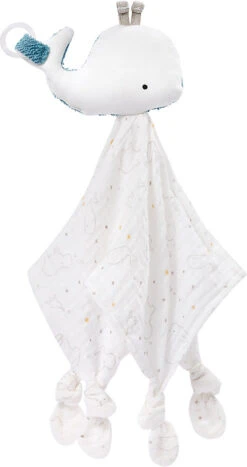 Fehn Schmusetuch Wal NATUR -Stilvolles Kinderspielzeug fehn schmusetuch wal natur 2
