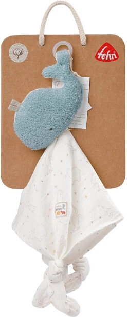 Fehn Schmusetuch Wal NATUR -Stilvolles Kinderspielzeug fehn schmusetuch wal natur 6