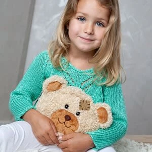 Wärmekissen Mit Kirschsteinfüllung Bär In Beige 4 Wärmekissen Mit Kirschsteinfüllung Bär In Beige – Bild 4