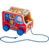 Haba Nachziehspielzeug Feuerwehrauto In Mehrfarbig
