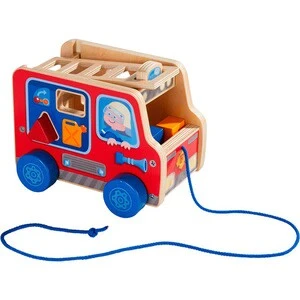 Haba Nachziehspielzeug Feuerwehrauto In Mehrfarbig 1 Haba Nachziehspielzeug Feuerwehrauto In Mehrfarbig