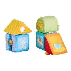 Haba Stoff- Entdeckerwürfel Tierisch Geometrisch In Mehrfarbig -Stilvolles Kinderspielzeug haba stoff entdeckerwurfel tierisch geometrisch in mehrfarbig 2