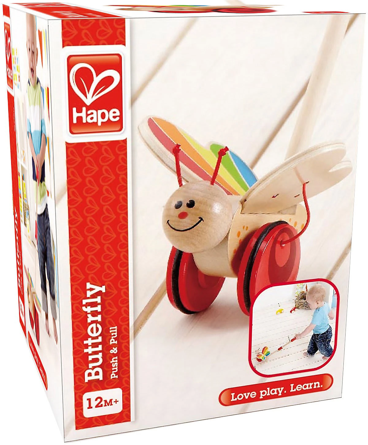 Schiebespielzeug Schmetterling Aus Holz 2 Schiebespielzeug Schmetterling Aus Holz – Bild 2