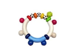 Holzrassel "Fussball" In Bunt