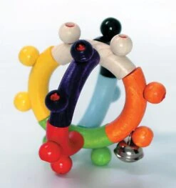 Holzrassel "Motorikkugel Trend" In Bunt