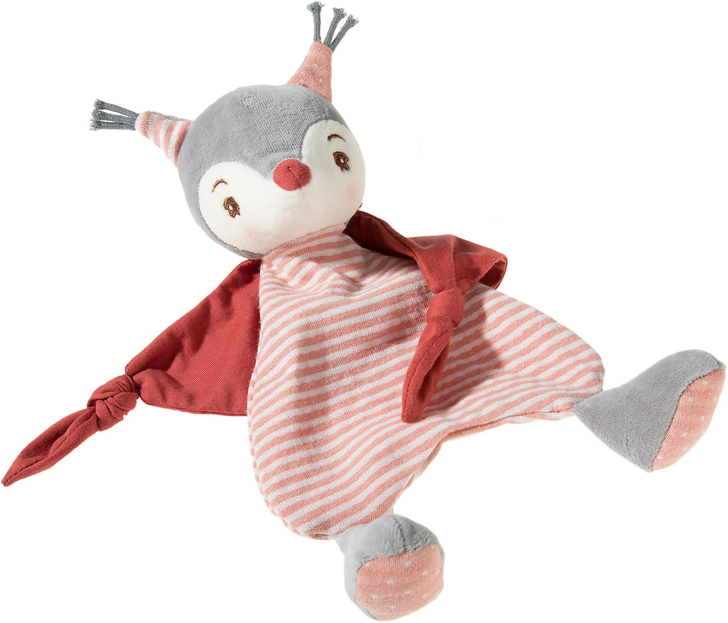 Schmusetuch Eichhörnli Frohnaturen, Rot 1 Schmusetuch Eichhörnli Frohnaturen, Rot