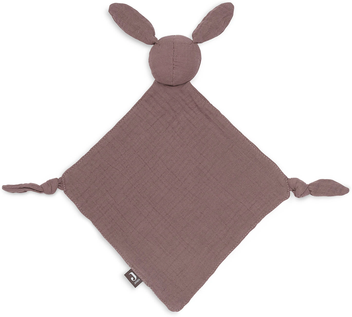 Jollein Schmusetuch Bunny Ears Chestnut 2 Jollein Schmusetuch Bunny Ears Chestnut – Bild 2