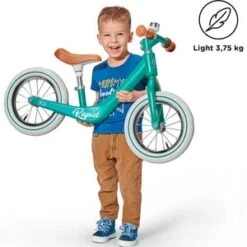 Kinderkraft Laufrad RAPID In Türkis -Stilvolles Kinderspielzeug kinderkraft laufrad rapid in turkis 3