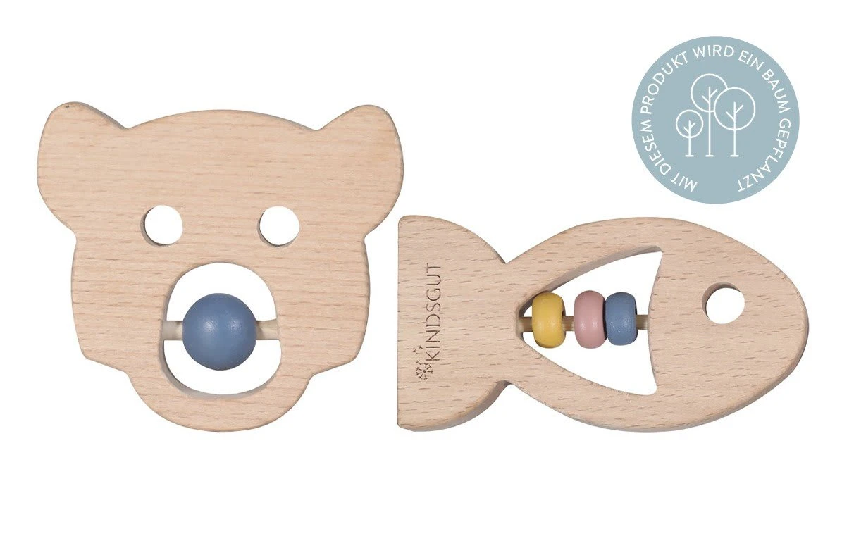 Beißring-Set In Tier Design 1 Beißring-Set In Tier Design