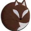 Wärmekissen "Fuchs Luca" In Dunkelbraun - Ø 25 Cm