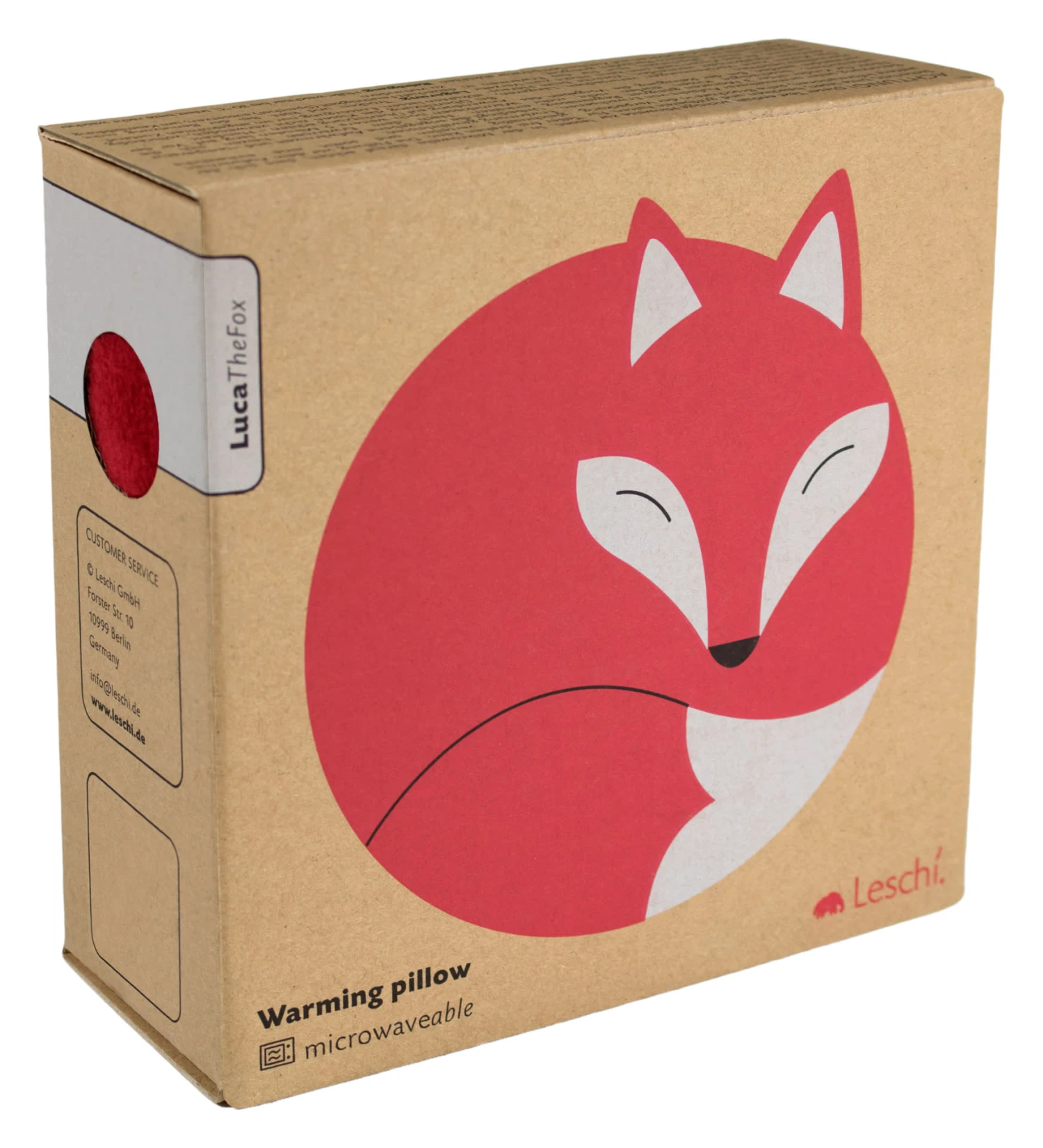 Wärmekissen "Fuchs Luca" In Rot - Ø 25 Cm 2 Wärmekissen "Fuchs Luca" In Rot - Ø 25 Cm – Bild 2