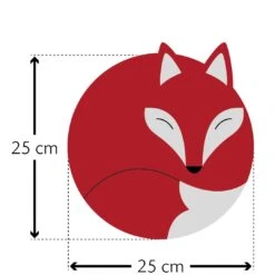 Wärmekissen "Fuchs Luca" In Rot - Ø 25 Cm 9 Wärmekissen "Fuchs Luca" In Rot - Ø 25 Cm -Stilvolles Kinderspielzeug leschi warmekissen fuchs luca in rot o 25 cm 2