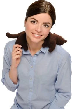 Wärmekissen "Katze Minina" Stehend In Dunkelbraun - (L) 39 X (B) 17 Cm 5 Wärmekissen "Katze Minina" Stehend In Dunkelbraun - (L) 39 X (B) 17 Cm -Stilvolles Kinderspielzeug leschi warmekissen katze minina stehend in dunkelbraun l 39 x b 17 cm 2