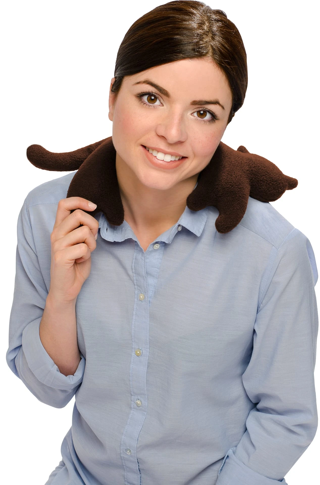 Wärmekissen "Katze Minina" Stehend In Dunkelbraun - (L) 39 X (B) 17 Cm 3 Wärmekissen "Katze Minina" Stehend In Dunkelbraun - (L) 39 X (B) 17 Cm – Bild 3