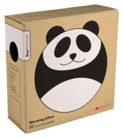 Wärmekissen "Panda Bao" In Schwarz - Ø 25 Cm -Stilvolles Kinderspielzeug leschi warmekissen panda bao in schwarz o 25 cm 2