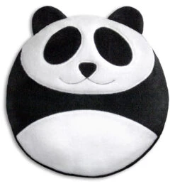 Wärmekissen "Panda Bao" In Schwarz - Ø 25 Cm