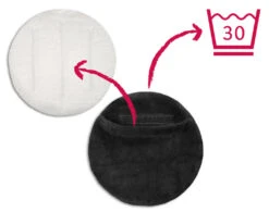 Wärmekissen "Panda Bao" In Schwarz - Ø 25 Cm -Stilvolles Kinderspielzeug leschi warmekissen panda bao in schwarz o 25 cm 5