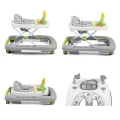 Lauflernwagen Zoo 2 In 1 In Grün 7 Lauflernwagen Zoo 2 In 1 In Grün -Stilvolles Kinderspielzeug moni lauflernwagen zoo 2 in 1 in grun 3