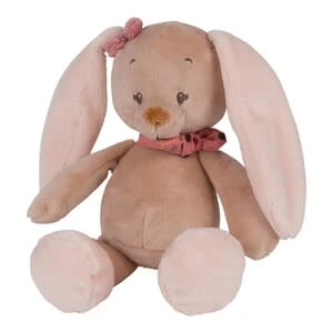 NATTOU Mini-Kuscheltier Hase Pauline 20cm In Beige 1 NATTOU Mini-Kuscheltier Hase Pauline 20cm In Beige