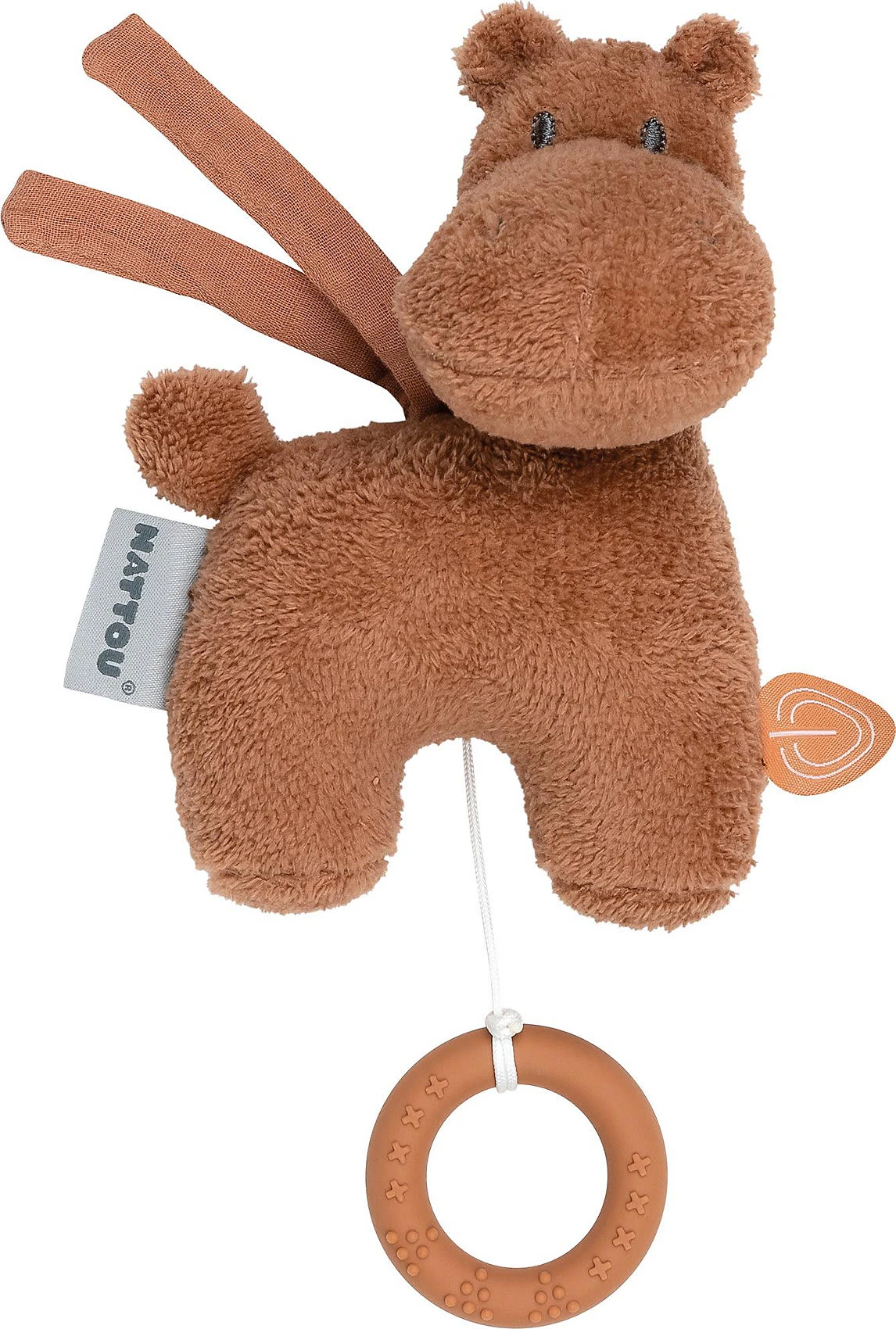 NATTOU SUSIE & BONNIE Mini-Spieluhr Susie Nilpferd Rost 1 NATTOU SUSIE & BONNIE Mini-Spieluhr Susie Nilpferd Rost