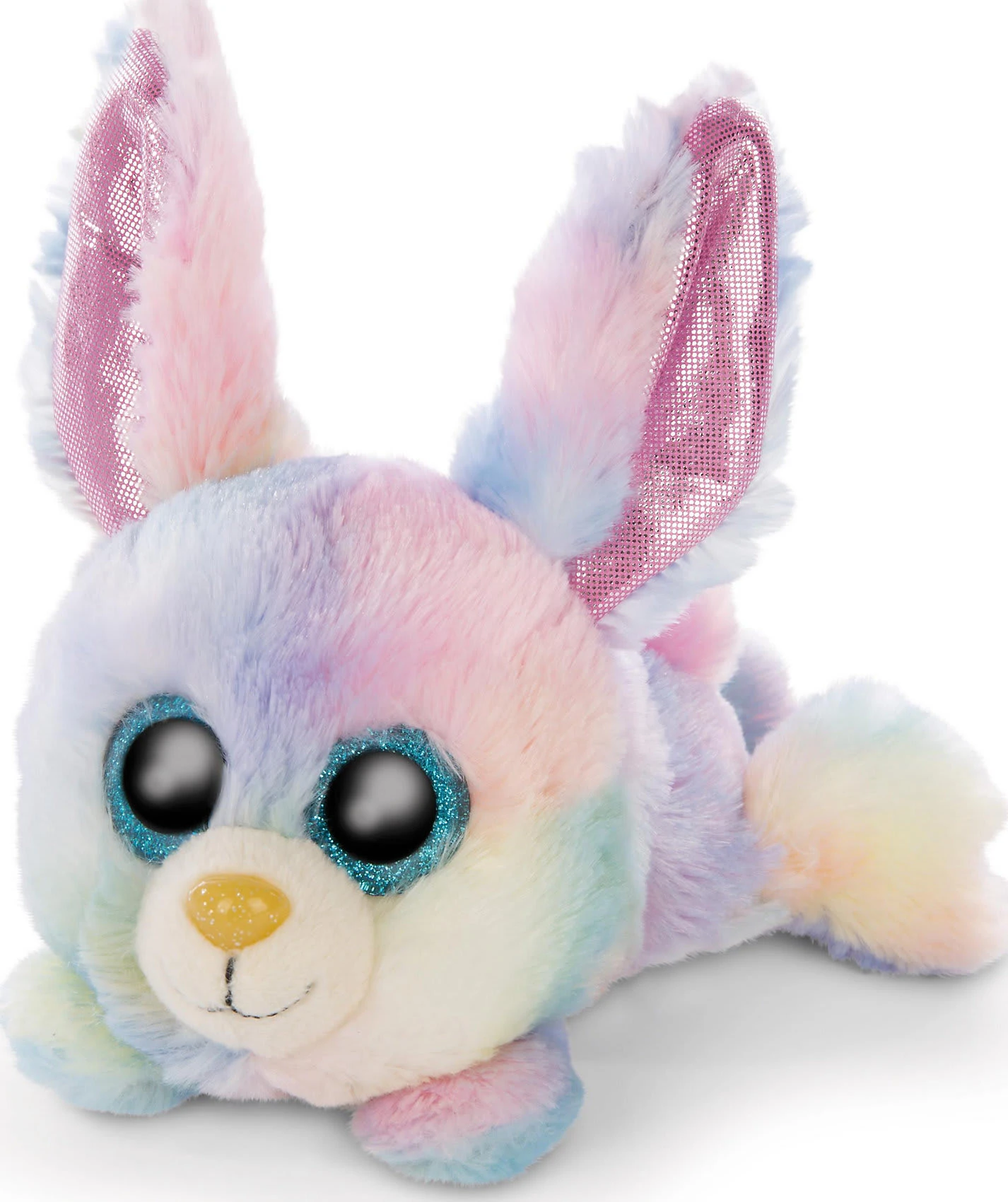 Nici Glubschis Liegend Hase Rainbow Candy 15cm (46922) 1 Nici Glubschis Liegend Hase Rainbow Candy 15cm (46922)