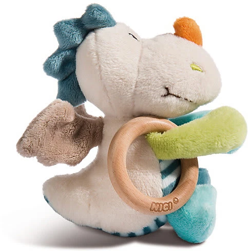 Nici Greifling Drache Dragilu 15cm Mit Holzring Und Glocke (43705) 2 Nici Greifling Drache Dragilu 15cm Mit Holzring Und Glocke (43705) – Bild 2