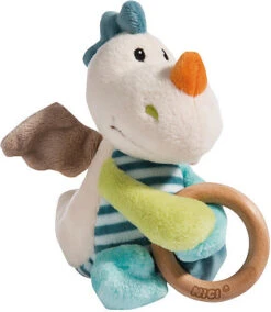 Nici Greifling Drache Dragilu 15cm Mit Holzring Und Glocke (43705)