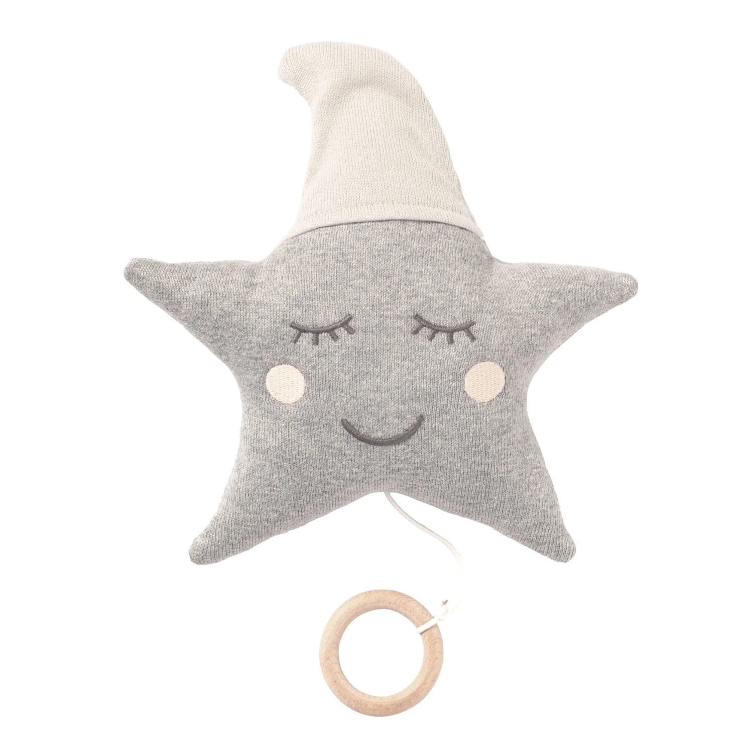 Spieluhr "Stern" In Natur-Grau 1 Spieluhr "Stern" In Natur-Grau
