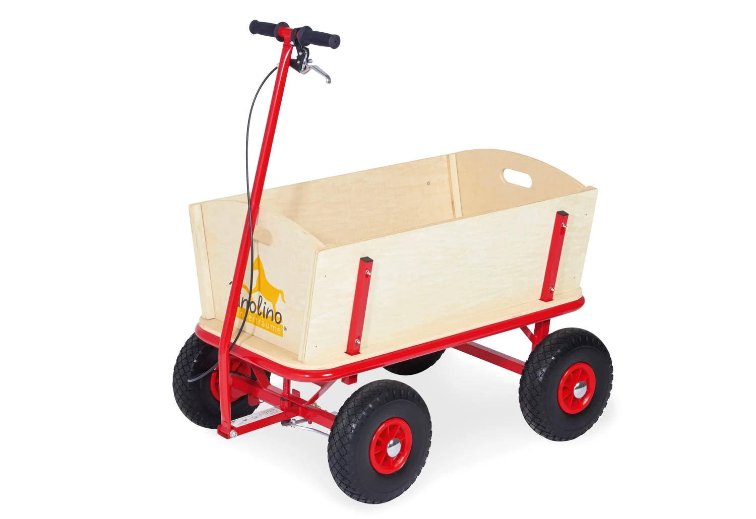 Pinolino Bollerwagen "Til" Mit Bremse In Natur 1 Pinolino Bollerwagen "Til" Mit Bremse In Natur