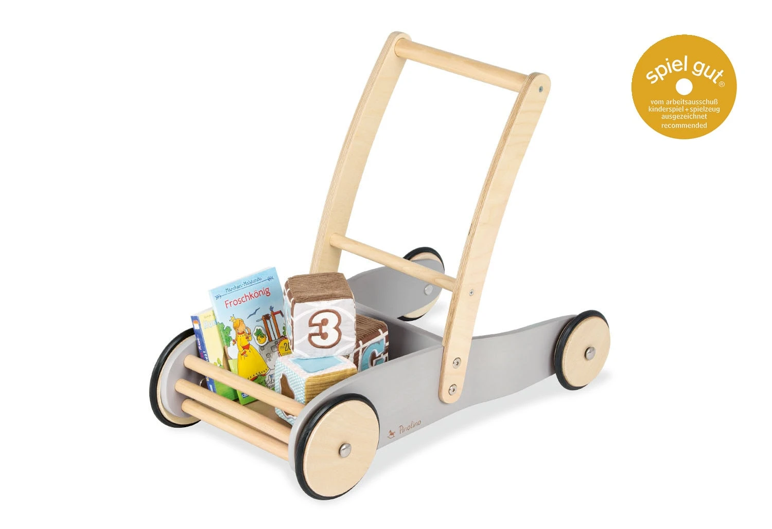 Pinolino Lauflernwagen 'Uli' In Grau 1 Pinolino Lauflernwagen 'Uli' In Grau