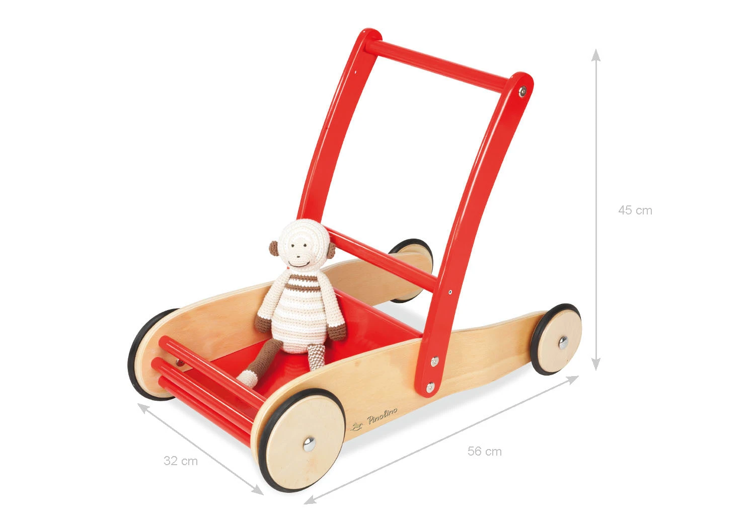 Pinolino Lauflernwagen 'Uli' In Rot 2 Pinolino Lauflernwagen 'Uli' In Rot – Bild 2