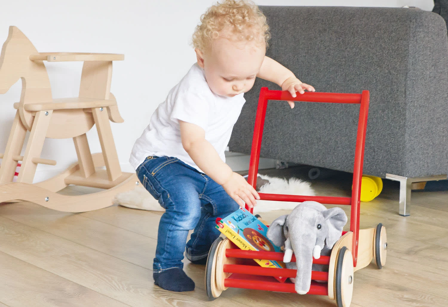 Pinolino Lauflernwagen 'Uli' In Rot 4 Pinolino Lauflernwagen 'Uli' In Rot – Bild 4