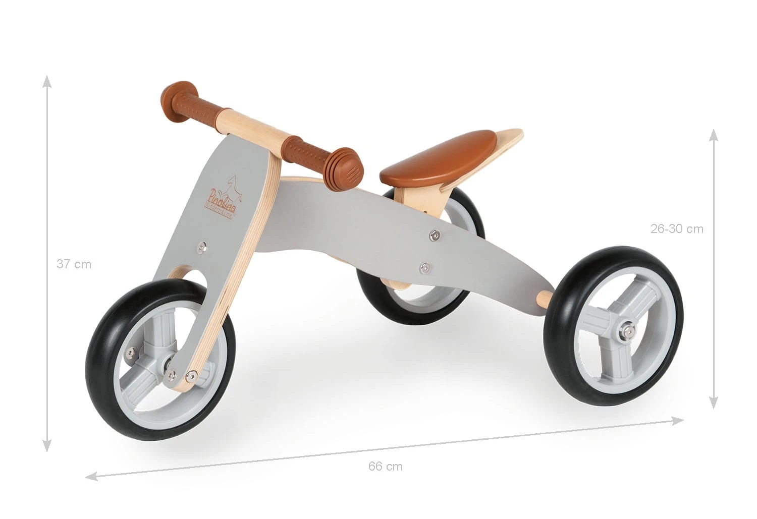 Pinolino Mini-Laufdreirad 'Charlie' In Grau 2 Pinolino Mini-Laufdreirad 'Charlie' In Grau – Bild 2