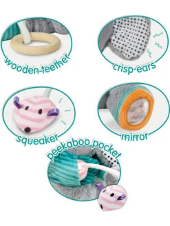 SES Greifling "Olfi" - Ab 3 Monaten 5 SES Greifling "Olfi" - Ab 3 Monaten -Stilvolles Kinderspielzeug ses greifling olfi ab 3 monaten 2