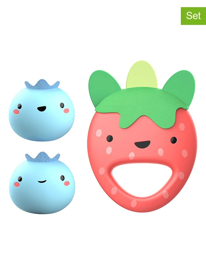 Skip Hop 3tlg. Rassel-Set "Beerenfrüchte" - Ab 6 Monaten 1 Skip Hop 3tlg. Rassel-Set "Beerenfrüchte" - Ab 6 Monaten