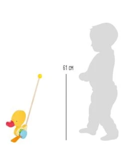 Small Foot Schiebetier "Watschel-Ente" - Ab 18 Monaten -Stilvolles Kinderspielzeug small foot schiebetier watschel ente ab 18 monaten 2