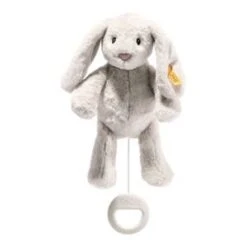 Steiff Spieluhr Hase Hoppie Soft Cuddly Friends In Grau